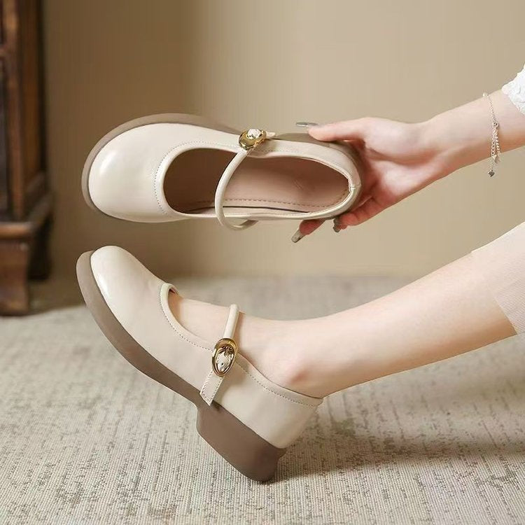 Homixa Mary Jane shoes for women featuring classic design and comfortable fit, ideal for everyday footwear.
