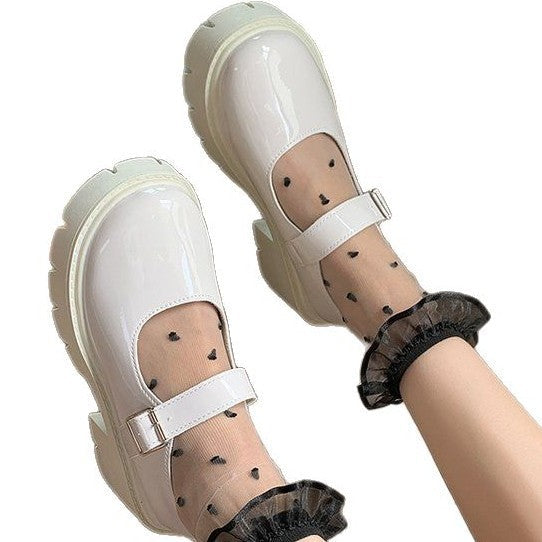 Homixa women's Mary Jane shoes with rounded toe and strap, stylish everyday footwear for comfortable casual wear.