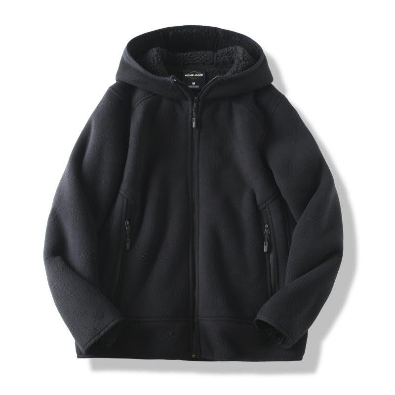 Black Jack Hafford Creston Fleece Hoodie with front pocket and adjustable drawstrings, casual and comfortable for everyday wear.