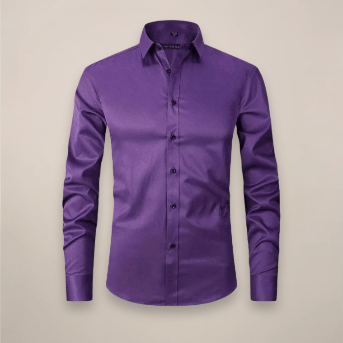 Lavana men's long-sleeved shirt with wrinkle-free fabric, shown in a casual setting, perfect for any occasion.