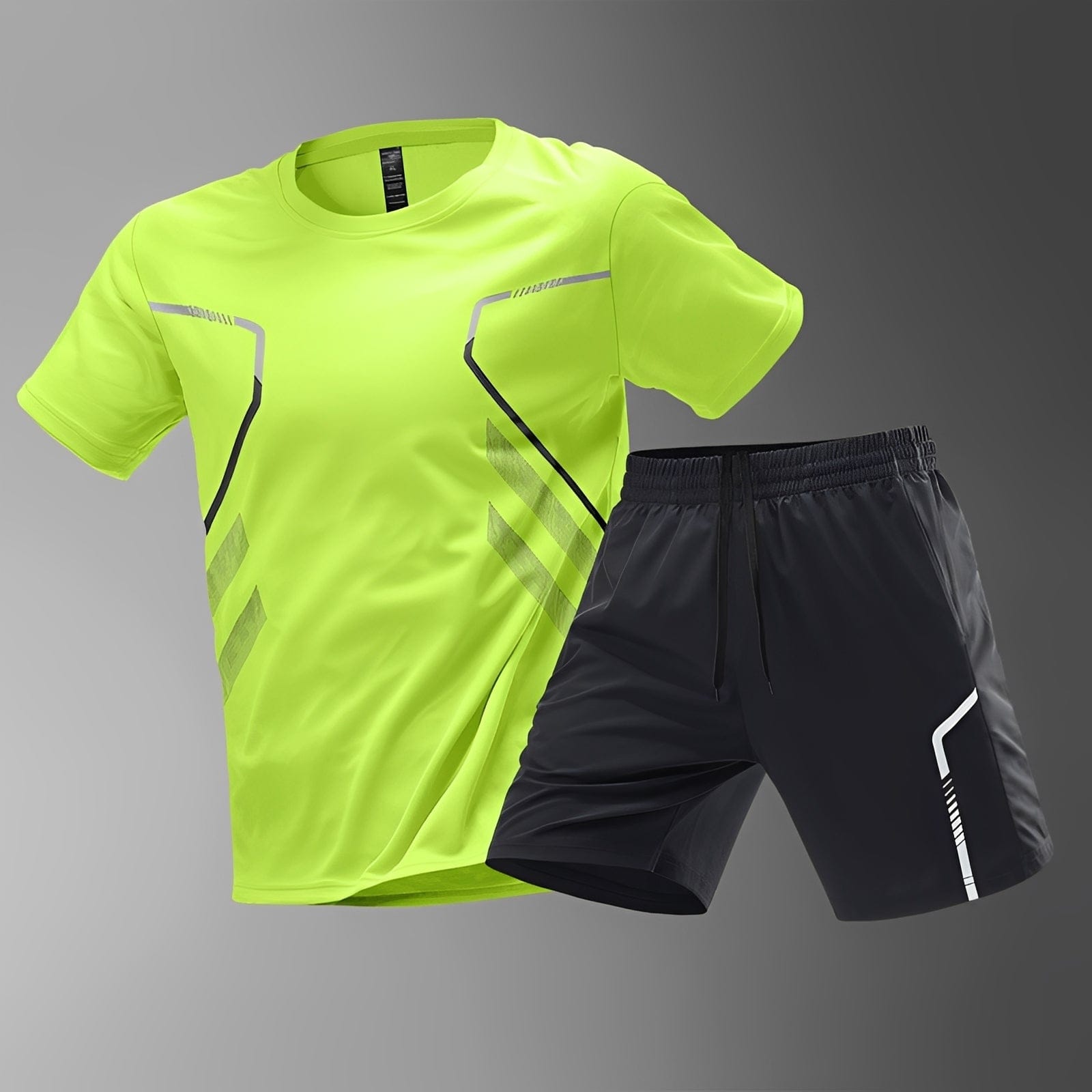 Men's sports set by Mainz-Mode, lightweight and quick-drying, suitable for training and leisure activities, shown in the image.