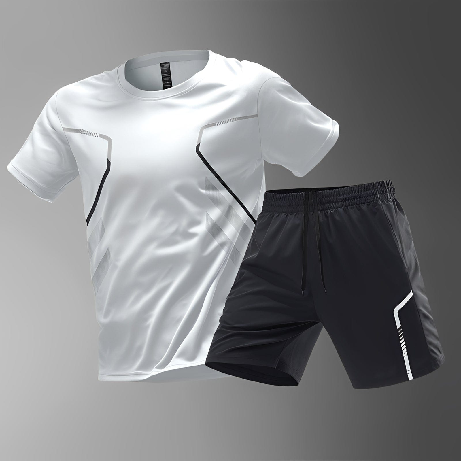 Men's sports set by Mainz-Mode, lightweight and quick-drying, featuring a sporty top and matching pants for training and casual wear.