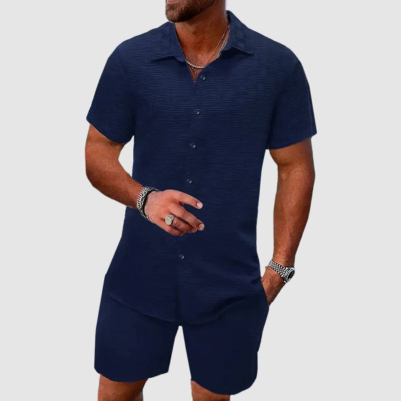 Luca | Men's Short-Sleeve Shirt & Shorts Set - product image 3