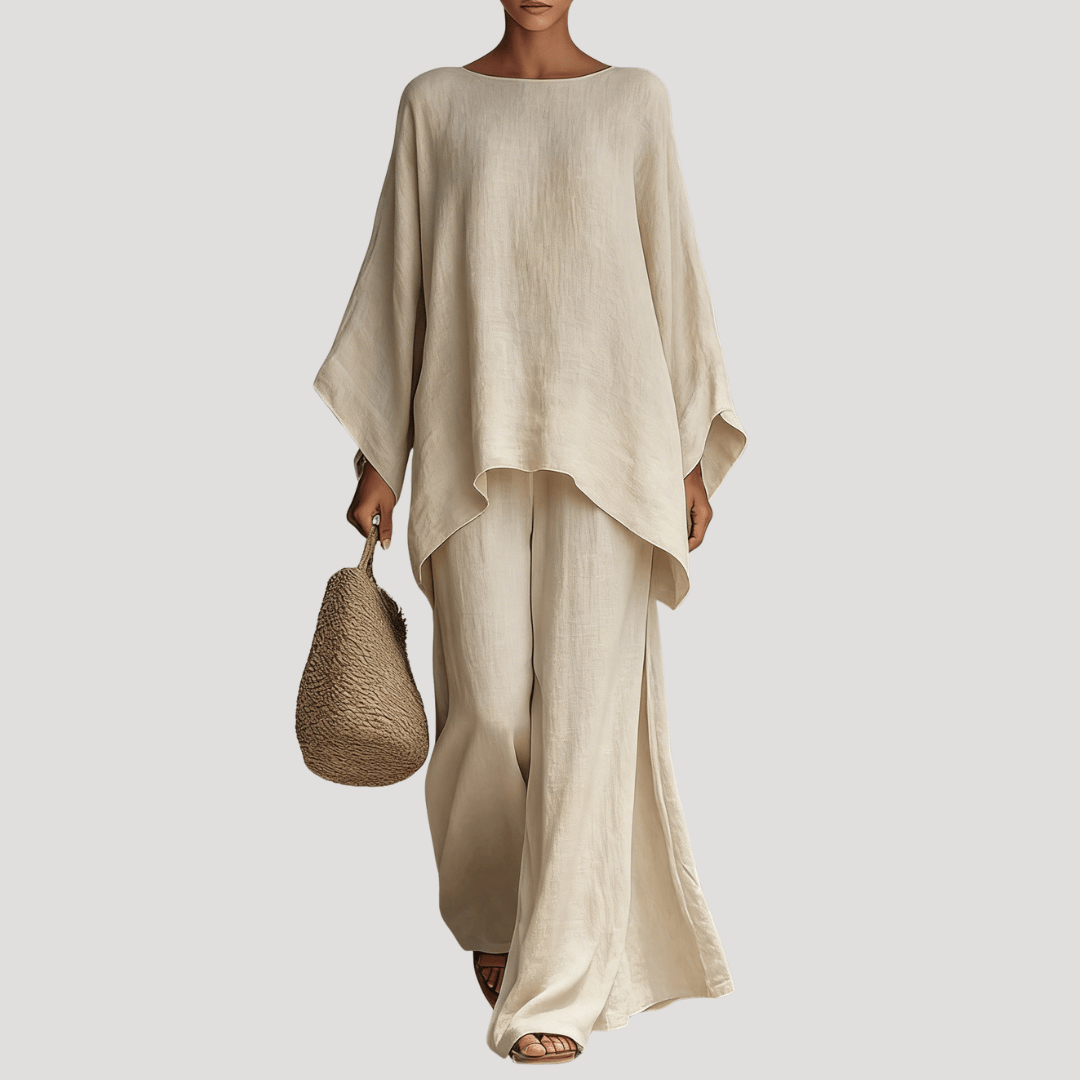 Luna | Women's Batwing Top & Wide-Leg Pant Set - product image 6