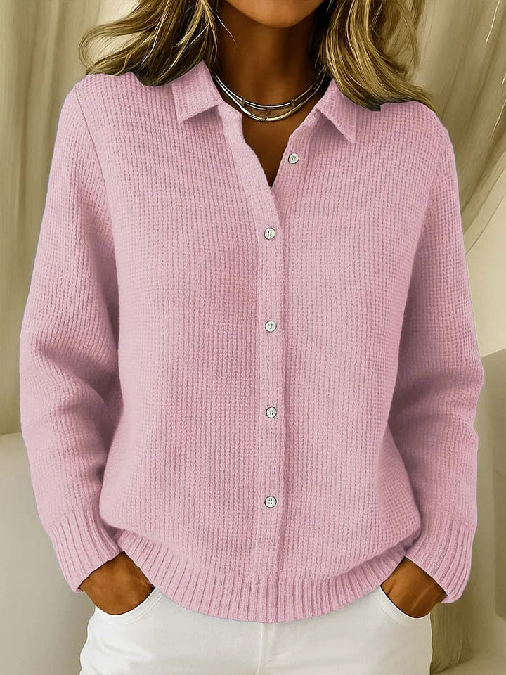 Harper & Wells Harlow cozy knit cardigan in soft, elegant fabric, featuring a relaxed fit and stylish design.