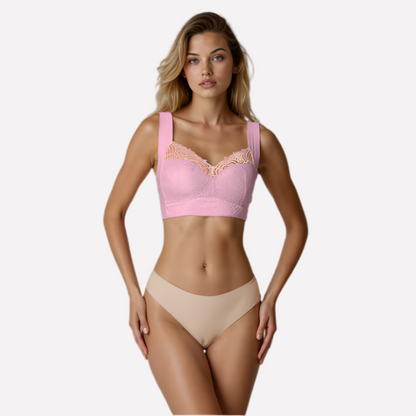 Mysa London wire-free push-up bra with supportive design, soft fabric, and smooth cups for comfortable everyday wear.