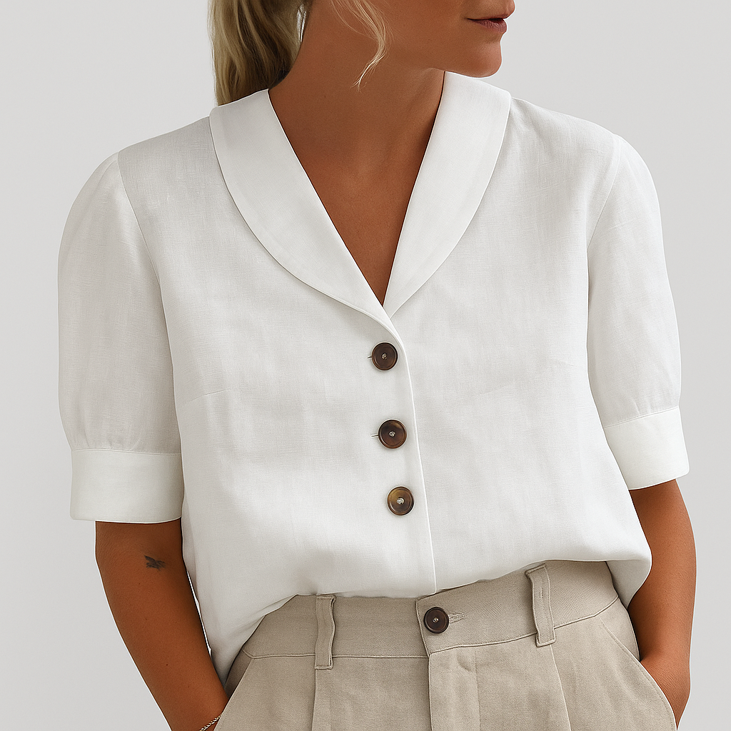 Beckmiller trendy women's T-shirt with a casual fit, featuring a stylish design, displayed on a neutral background.