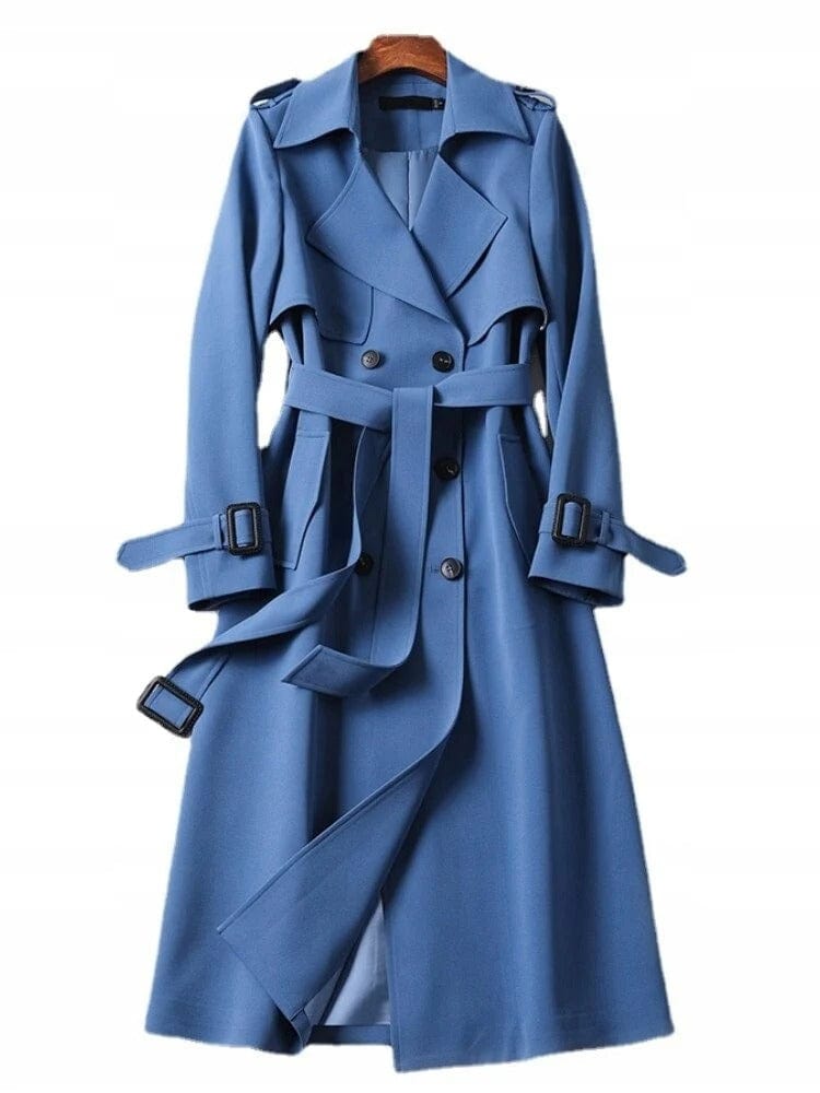 Beckmiller vintage trendy women's trench coat with timeless edge, stylish fall and winter outerwear, modern appeal.