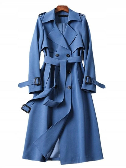 Beckmiller vintage trendy women's trench coat with timeless edge, stylish fall and winter outerwear, modern appeal.