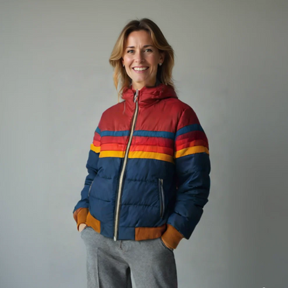 Emily Carter women's quilted puffer jacket with a stylish, insulated design perfect for cold weather.