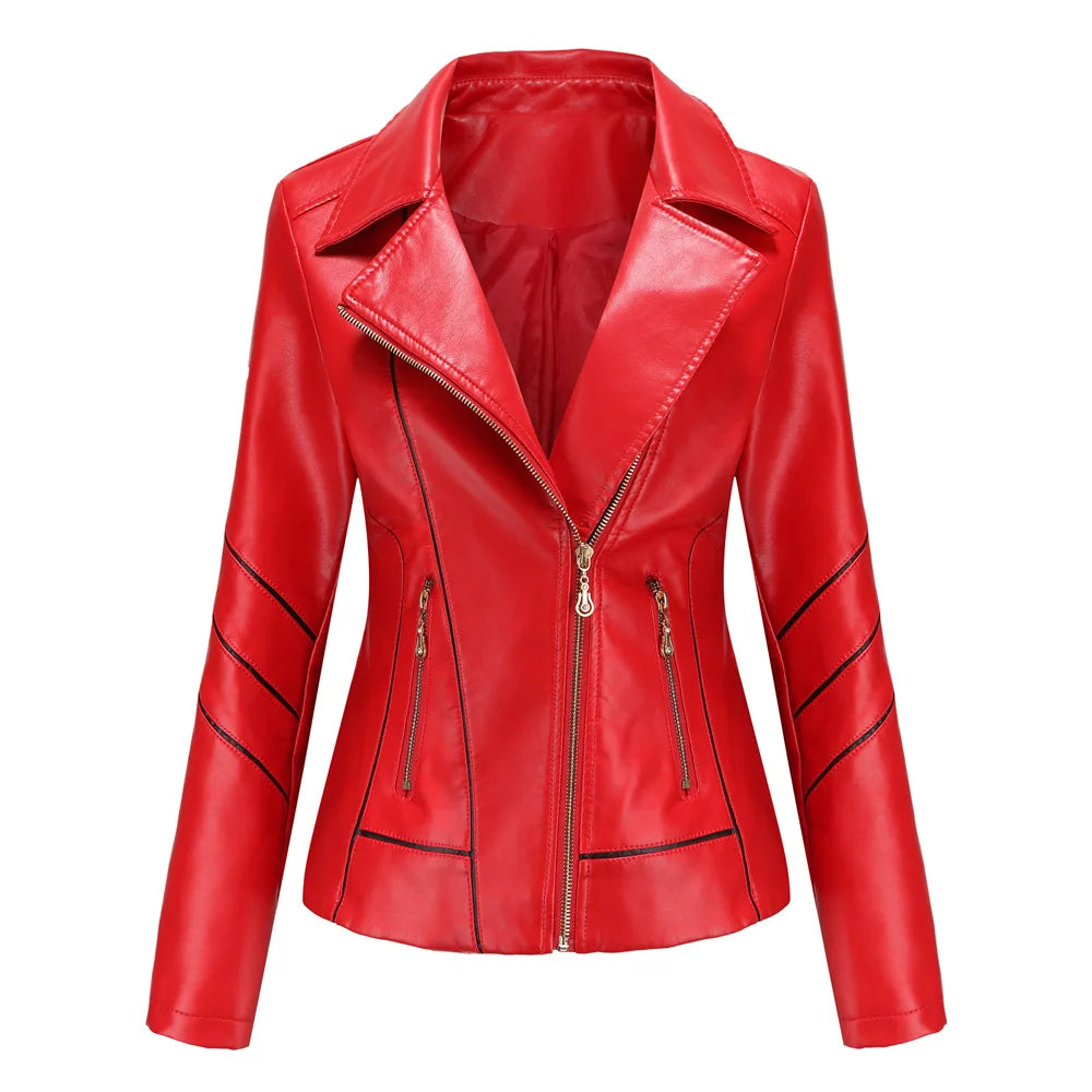 Jack Hafford Panther leather jacket with detailed stitching and classic design, shown on a neutral background.
