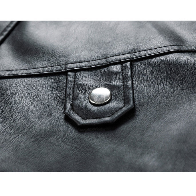 Jack Hafford Chase leather bomber jacket with a sleek design, featuring a smooth leather finish and classic bomber style.