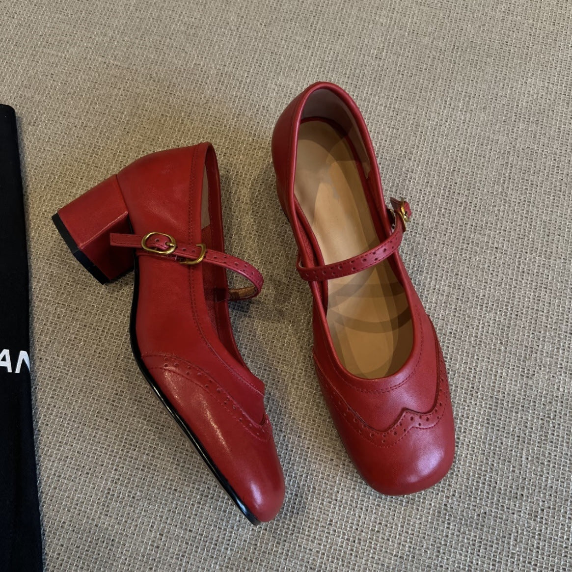 Homixa Mary Jane shoes for women with buckle detail, stylish and comfortable footwear featuring classic design and sleek finish.