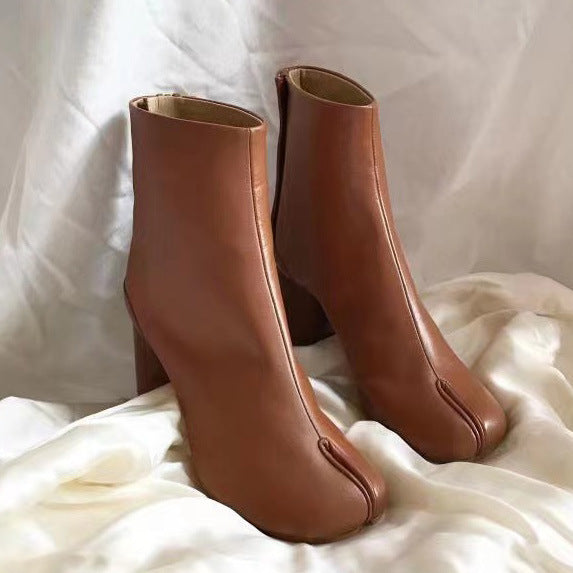 Homixa women's ankle boots from the Maya Edit, stylish and versatile everyday footwear with a sleek, modern design.