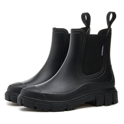 Homixa women's ankle boots featuring a stylish design, perfect for everyday footwear, with a sleek leather finish.