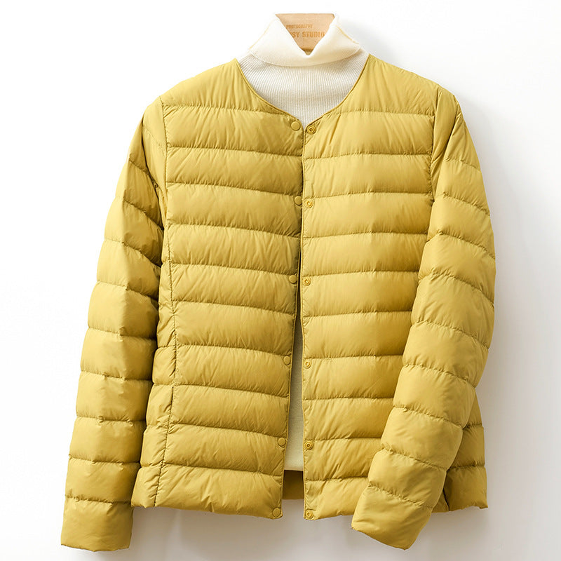 Jack Hafford Helga Down Puff Jacket in black, featuring a quilted design and hood, perfect for cold weather.