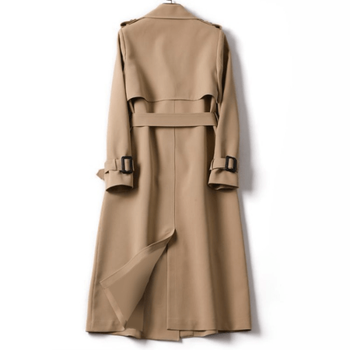 Beckmiller vintage trendy women's trench coat with timeless edge and modern style, shown in a classic design with stylish details.