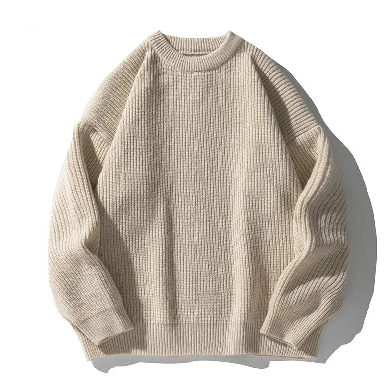 Jack Hafford Oslo Rib Sweater in cozy knit fabric, featuring a textured ribbed design and classic fit, ideal for casual wear.