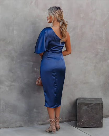 Elegant black party dress for women by Homixa, featuring a stylish fit for special occasions and celebrations.