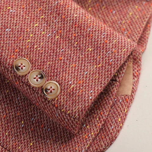 Jack Hafford Margot Wool Blazer in classic tailored style, shown in a front view highlighting the lapels and button details.