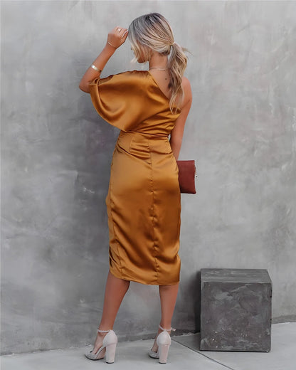 Elegant women's party dress by Homixa featuring a stylish occasion-ready design, perfect for celebrations and special events.