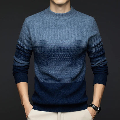 Jack Hafford Highland Wool Sweater featuring a cozy, textured wool knit in earthy tones, ideal for warm winter wear