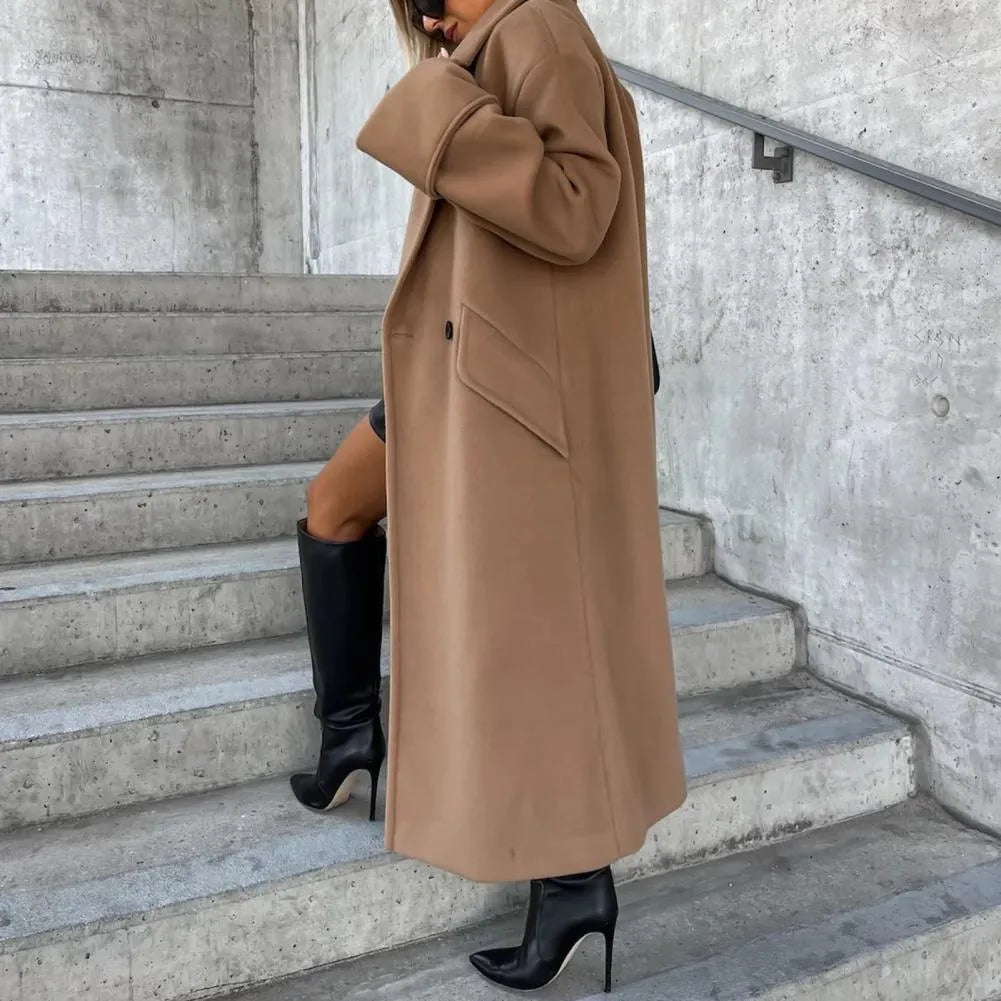 Homixa Yasmin women's lightweight outdoor trench coat with double-breasted design and belted waist, ideal for stylish weather protection.