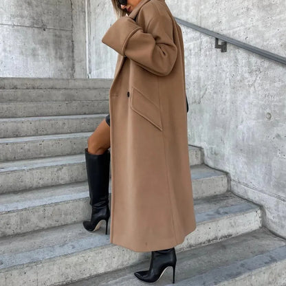 Homixa Yasmin women's lightweight outdoor trench coat with double-breasted design and belted waist, ideal for stylish weather protection.