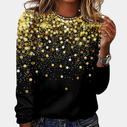 Beckmiller stylish snowflake sweater for women featuring a cozy design, long sleeves, and winter-themed pattern.