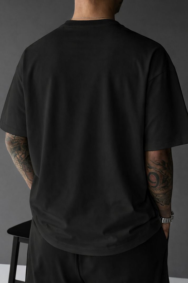 Comfortable men's cotton T-shirt by Homixa featuring a cherry blossom print, crew neck, and relaxed fit.