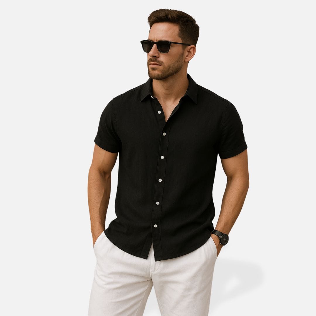 Enzo | Men's Short-Sleeve Button-Up Shirt - product image 1