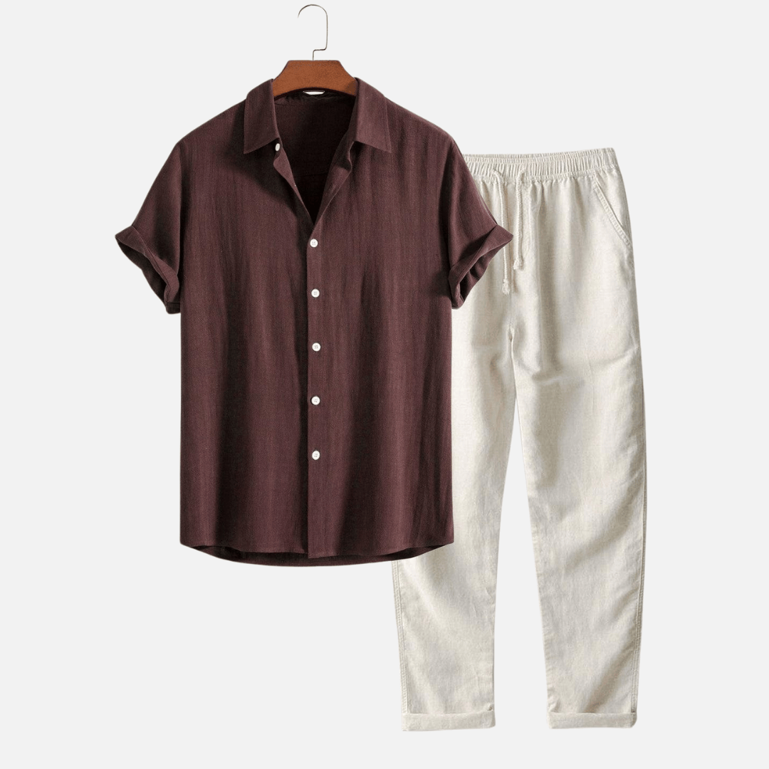 Enzo | Men's Short-Sleeve Button-Up Shirt - product image 4