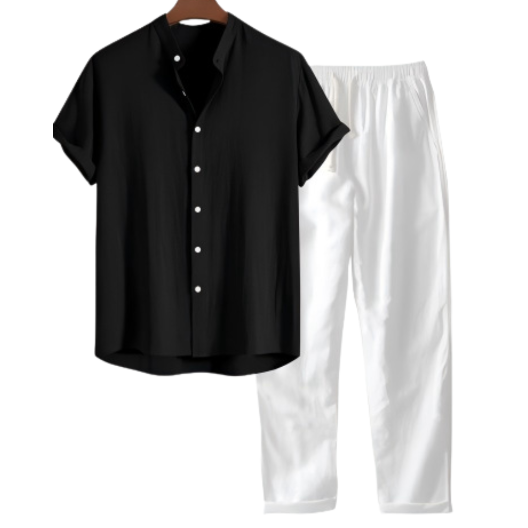 Enzo | Men's Short-Sleeve Button-Up Shirt - product image 6