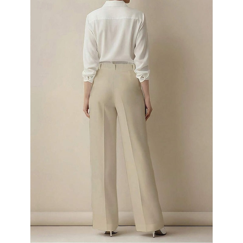 Harper & Wells Odette high-waist tailored trousers, stylish pants with a sleek fit and classic design, suitable for professional or casual wear.