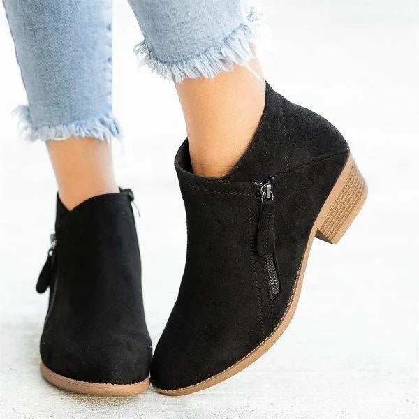 Homixa women's ankle boots from the Harper Edit, stylish everyday footwear with a sleek design and comfortable fit.