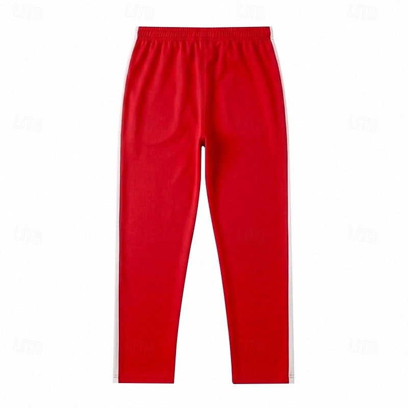 Harper & Wells Damian relaxed side-stripe sweatpants in gray, with comfortable fit and stylish side stripe detail.