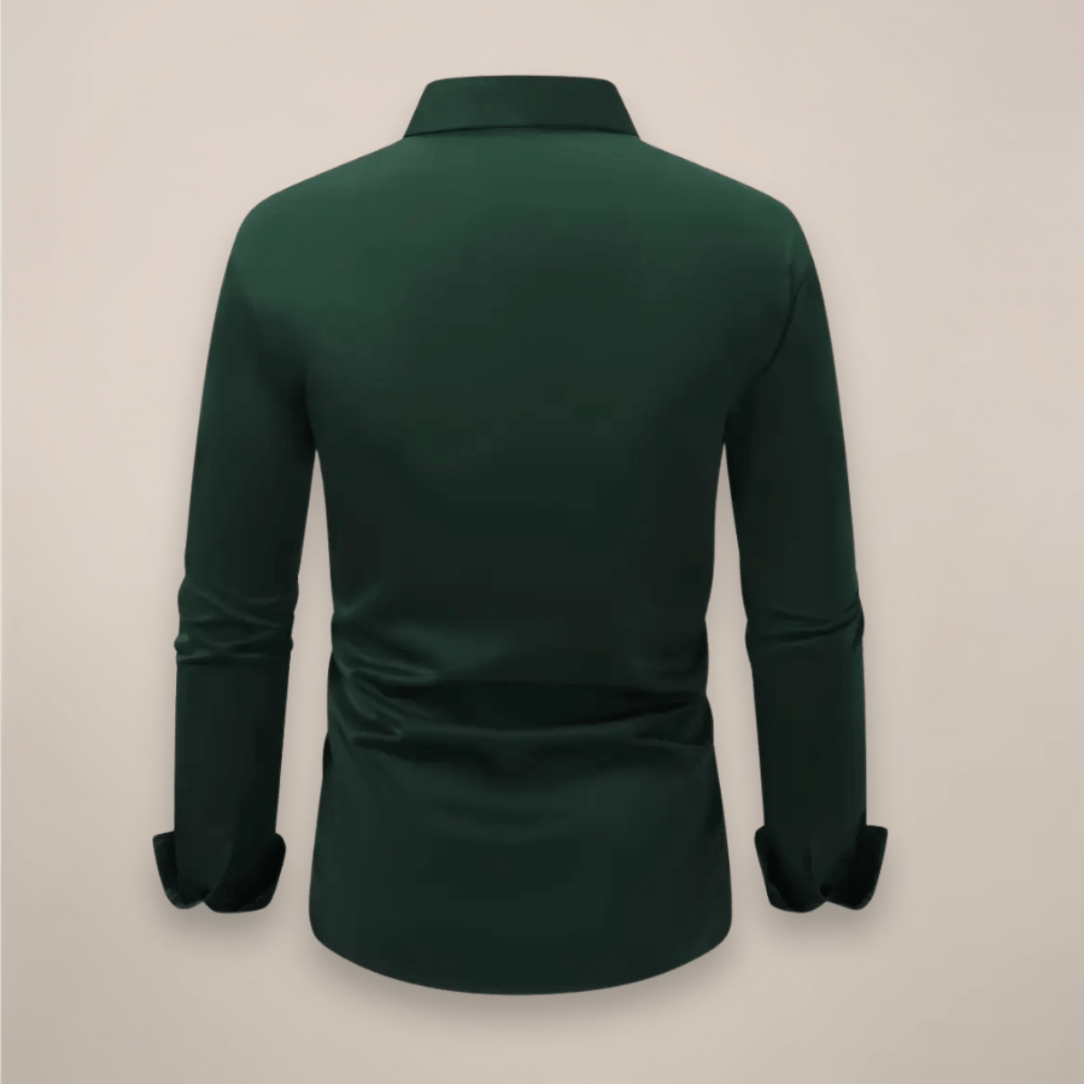 Lavana men's long-sleeve shirt with a classic notched collar, suitable for any occasion, shown in a versatile style.