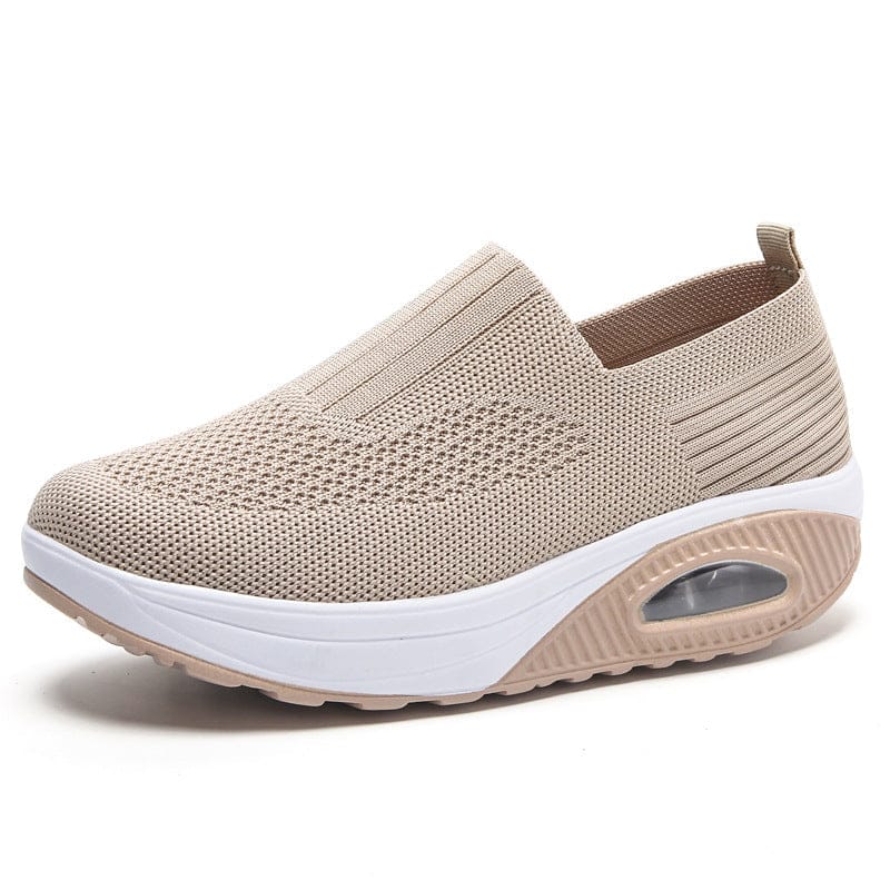 AS Damen Slip-On Sneaker by Mainz-Mode with breathable upper and orthopaedic support, designed for comfortable, easy wear.