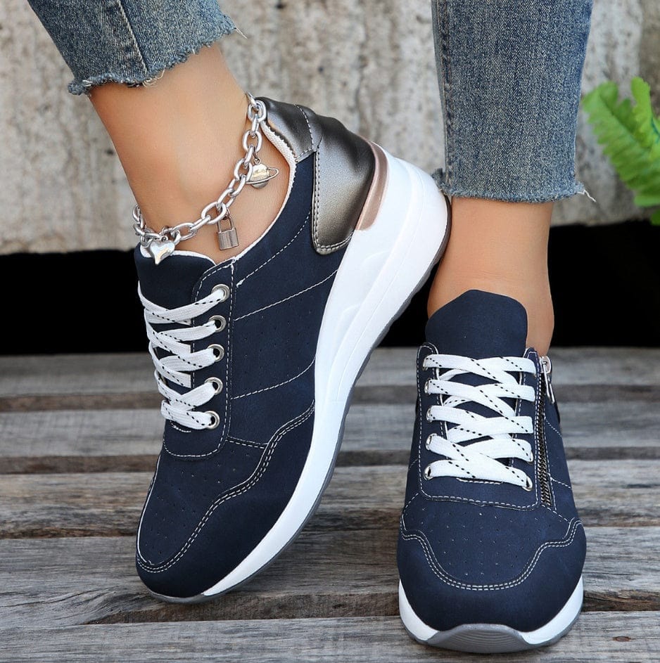 Womens orthopaedic sneakers by Mainz-Mode featuring comfortable support and cushioning, with a stylish casual design.