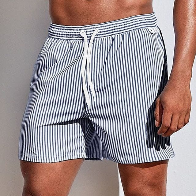 Homixa Kai men's drawstring swim shorts featuring a lightweight fabric and adjustable waistband for comfortable beachwear.