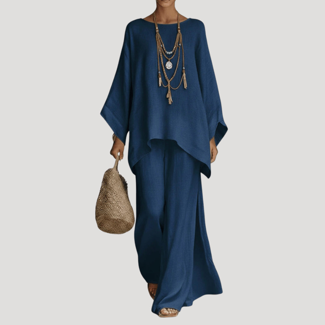 Luna | Women's Batwing Top & Wide-Leg Pant Set - product image 8