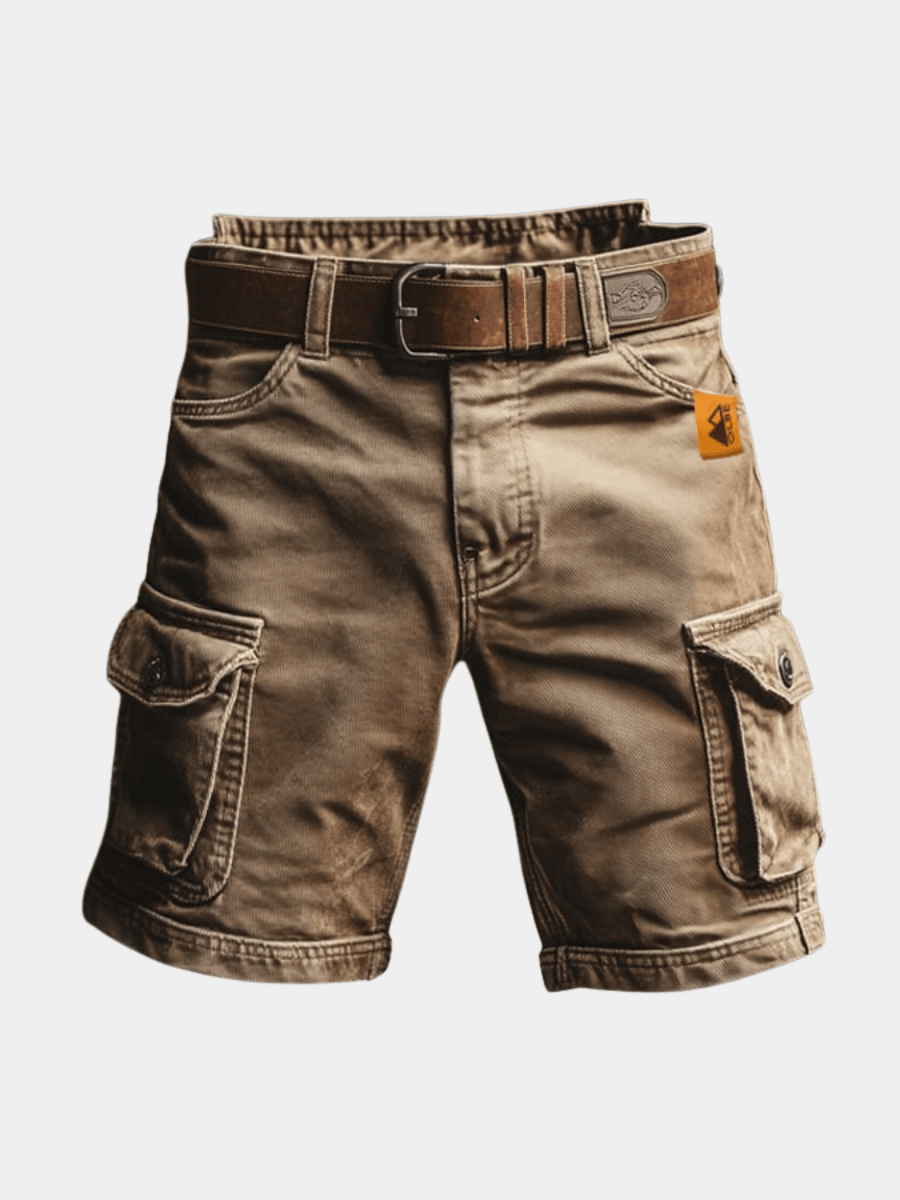 Marcus | Men's Belted Multi-Pocket Cargo Shorts - product image 2