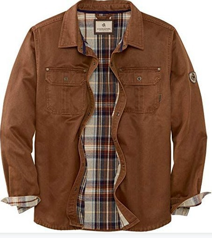 Homixa Bellune men's waxed trucker jacket with plaid lining, chest pockets, point collar, and durable waxed cotton exterior.