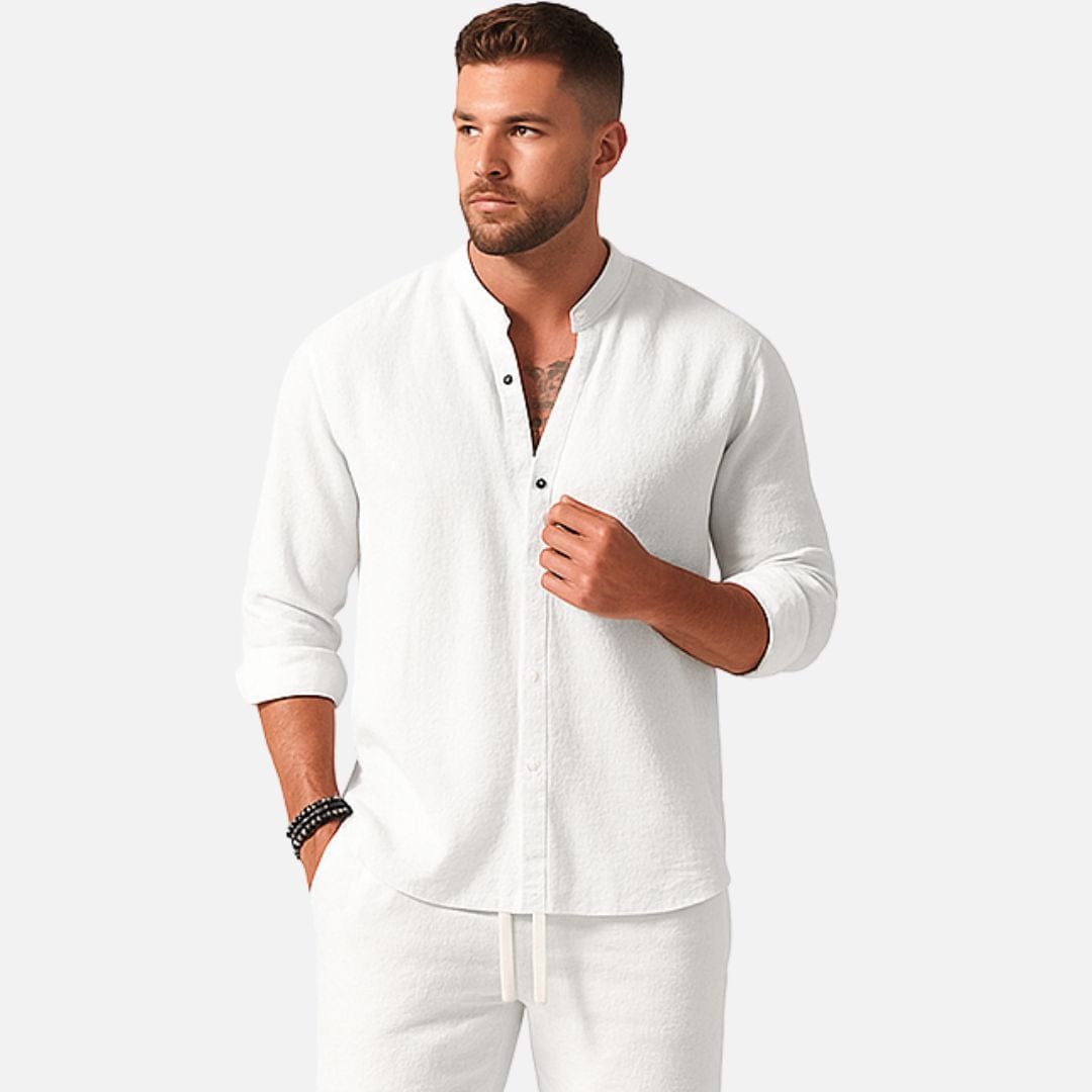 Nolan | Men's Stand-Collar Long-Sleeve Pant Set - product image 2