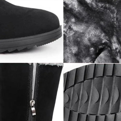 Homixa women's snow boots with waterproof design, insulated lining, and rugged soles for winter outdoor wear.