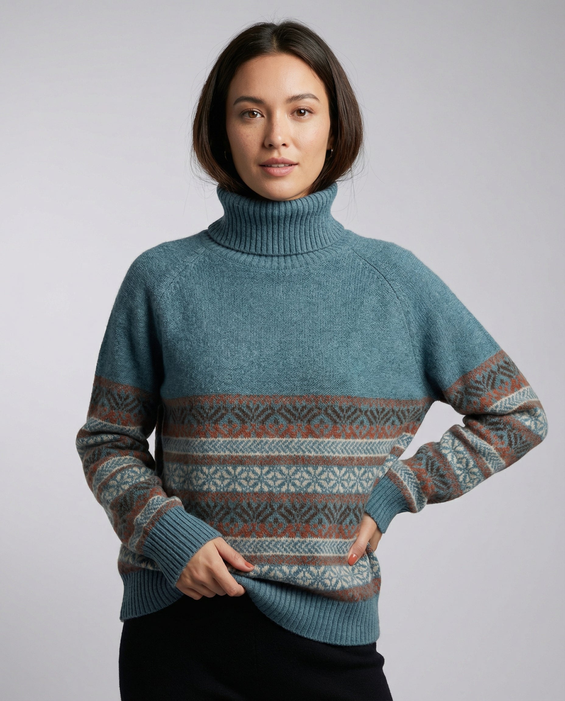 Homixa women's sweater from the Everyday Layer Lily Edit, featuring a cozy knit design in a versatile style.