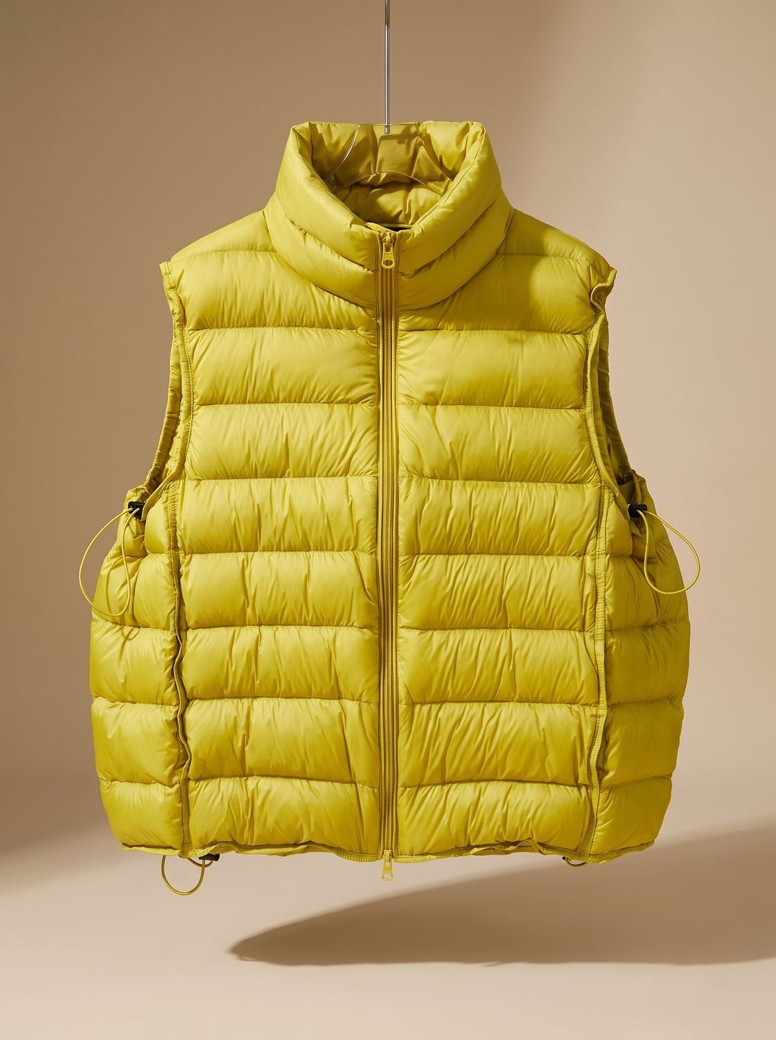 Women's lightweight sleeveless puffer vest by Homixa featuring a stand collar and two-way zipper, suitable for layering and outdoor wear.