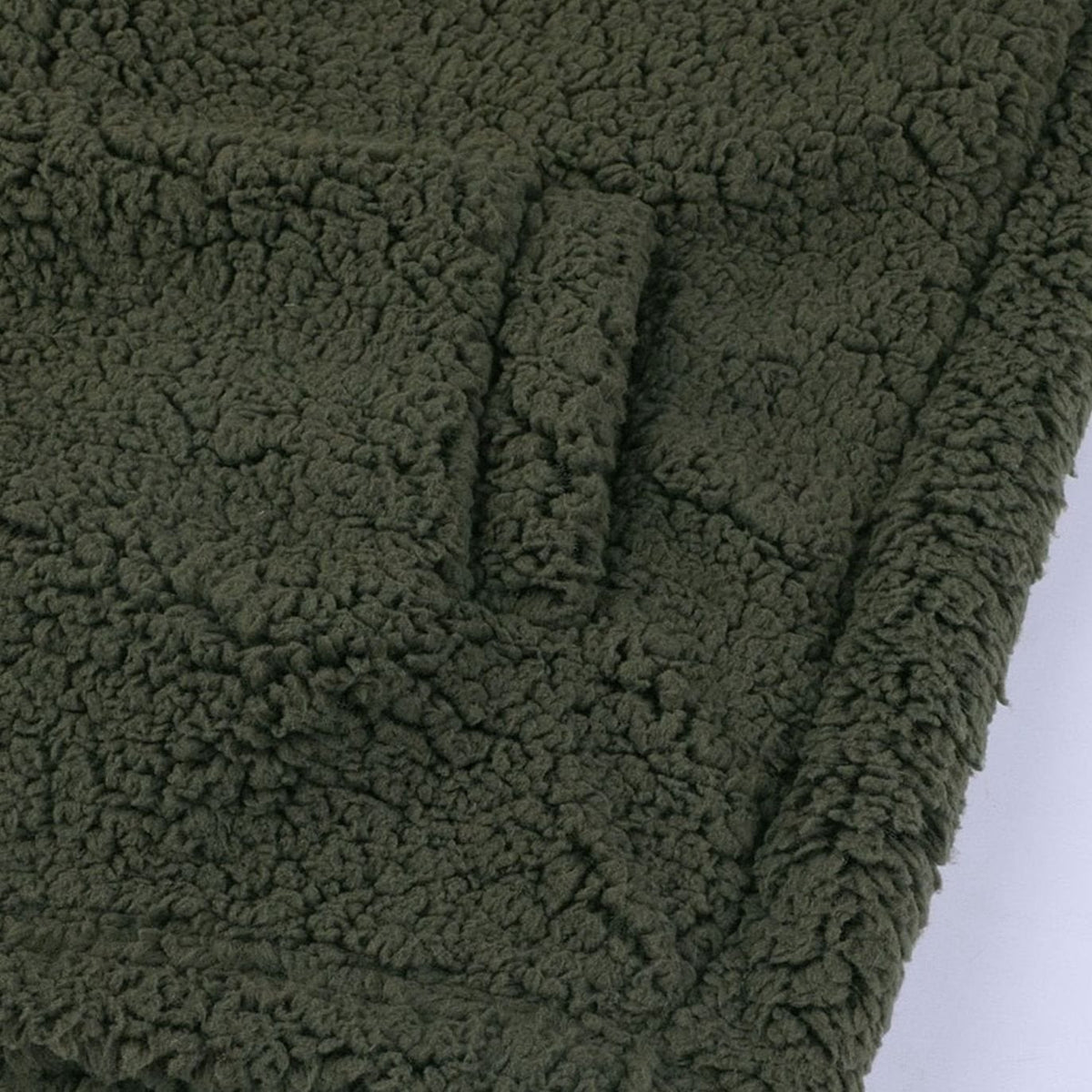 Women's oversized teddy coat by Homixa featuring textured faux-fur fabric, hood, and full zipper for cozy winter style.