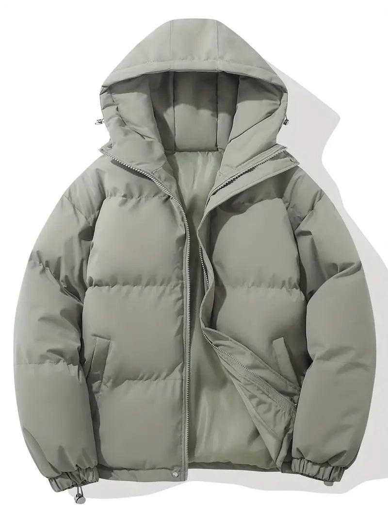 Women's Lunirel winter jacket with hood, premium filling, stylish and warm, suitable for casual or formal wear.