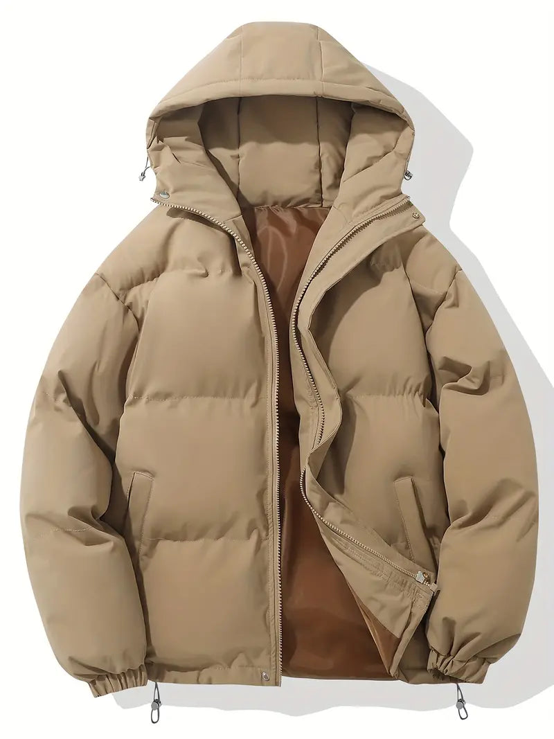 Lunirel women's winter jacket with hood, premium filling, stylish and warm for casual and formal winter wear.